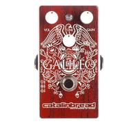 Catalinbread Galileo Treble Boost Foundation Overdrive - Pedale per effetti per chitarra, con controllo del volume, controllo del tono e controllo del guadagno (Edizione Limitata, rosso)