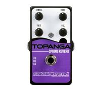 Catalinbread Topanga Classic Spring Reverb Pedal con tre manopole di controllo (viola)