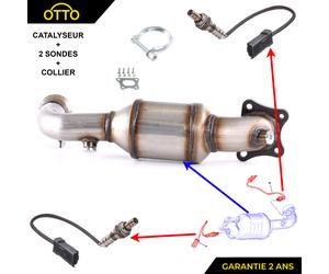 Catalizzatore 1.2 Vti Previsto Per C1 C3 C4 DS3 108 2008 208 I 301 308 II