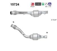 Catalizzatore 15724 AS per CITROËN XSARA PICASSO
