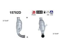 ASA Selection Catalizzatore AS 15782D per Suzuki Liana ER RH, Toyota Aygo, Peugeot 107, Citroën