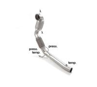 Cupra Catalizzatore metallico 200cpsi Gr.N inox con rimozione filtro OPF / GPF.