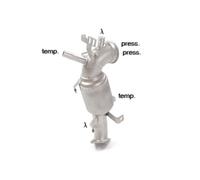 Fiat Catalizzatore metallico 200cpsi Gr.N inox con rimozione filtro OPF / GPF.