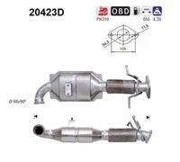 ASA Selection Catalizzatore 103 kW (140 CV) per Ford Galaxy WA6 2.0 TdCi