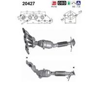 92 KW 125 CV CATALIZZATORE PER Volvo V50 545 1.8