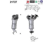 AS Catalizzatore per Opel Corsa C F08 F68 1.0 S07 Agila (A) H00 21727