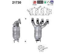 As 21730 Catalizzatore per Opel Astra G Cc Caravan T98 F70 Combinato Tour