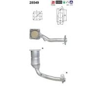 Catalizzatore Peugeot 206 AS28549 1731EY, 1731L2, 1731S3