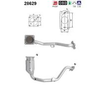 Catalizzatore 28629 AS per PEUGEOT CITROËN