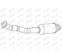 Catalizzatore 28839 WALKER per NISSAN MICRA IV