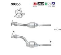 79 KW 107 CV CATALIZZATORE PER Renault Laguna II Grandtour KG0/1 1.6 16V