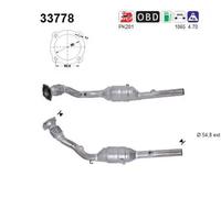 Catalizzatore 33778 AS per SEAT VW SKODA