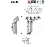 Catalizzatore 33784 AS per VW SEAT SKODA