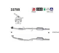 ASA Selection Catalizzatore AS 33785 per Skoda Fabia I/II, Roomster, Pratico