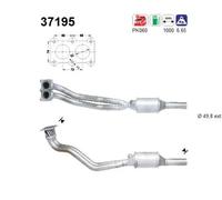 Catalizzatore 37195 AS per AUDI SKODA VW SEAT