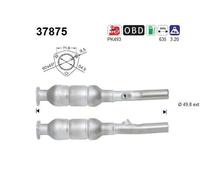 55 KW 75 CV CATALIZZATORE PER Skoda Octavia I Combi 1U5 1.4 16V