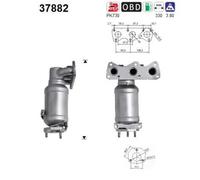 AS 37882 Catalizzatore Per VW Polo 9A 9N