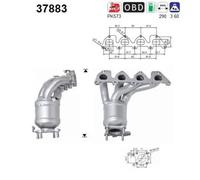 55 KW 75 CV CATALIZZATORE PER Seat Ibiza II 6K1 1.4 16V