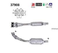 Catalizzatore 37908 AS per VW SKODA