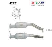 As 42121 Catalizzatore per Audi A4 8D2