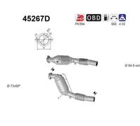 As 45267D Catalizzatore per BMW E60 E61