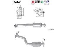 ASA Selection Catalizzatore 74149 AS per Nissan Qashqai / Qashqai +2 I