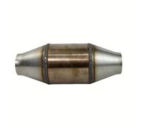 Catalizzatore Adatto per EURO 4 Convertitore catalitico sportivo con nucleo metallico ad alto flusso da 2,5" e 100 CPSI Convertitori catalitici per auto