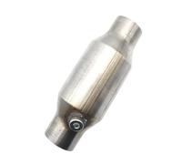 Catalizzatore Adatto per universale 2'' /2.25'' /2.5'' /3" Convertitore catalitico Sensore di ossigeno Catalizzatore Convertitore rotondo in acciaio(2.25 inch)