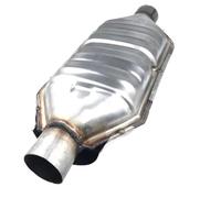 catalizzatore auto Catalizzatore Convertitore catalitico a nucleo ceramico ad alto flusso da 400 celle, ingresso/uscita saldabile in acciaio inossidabile sportivo da 2"/2,25"/2,5"/3"(3 inch)