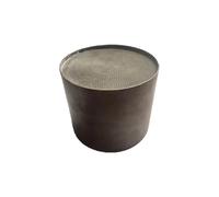 Catalizzatore Convertitore catalitico metallico da 107x100 mm, 300-400 CPSI, con rivestimento in metallo prezioso, ad alto flusso, compatibile con motori a gas. Convertitori catalitici per auto(400CPS