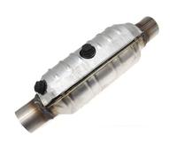 Catalizzatore Convertitore catalitico per auto da 2,25 pollici e 5,7 cm, 400 fori, ad alto flusso con sensore di intasamento, universale per motore auto Convertitori catalitici per auto