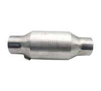 Catalizzatore Convertitore catalitico universale da 2'', 2,25'', 2,5'', 3" con sensore di ossigeno, 400 celle, catalizzatore per marmitta ad alto flusso, tondo Convertitori catalitici per auto(2.5 inc