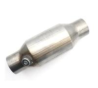 Catalizzatore Convertitore catalitico universale da 2''/2,25''/2,5''/3" con sensore di ossigeno, 400 celle, catalizzatore ad alto flusso, acciaio inossidabile rotondo catalizzatore auto(2.5 inch)