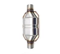 Catalizzatore Convertitore catalitico universale per auto da 2,5'' pollici 63,5 mm, sensore di ossigeno,catalizzatore ad alto flusso, acciaio inossidabile Euro 1 Convertitori catalitici per auto(Type