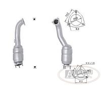 Catalizzatore DFC AUDI A6 Quattro Allroad 3.0TDI V6 24V DPF 2967 cc 155 Kw / 211