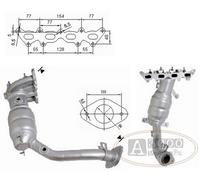 Catalizzatore DFC FIAT BRAVA 1.2i 16V 1242 cc 60 Kw / 82 cv 188A5000 11/00>4