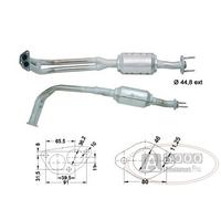 Catalizzatore DFC FIAT PANDA 1.1ie 1108 cc 37 Kw / 50 cv 156C046 93>