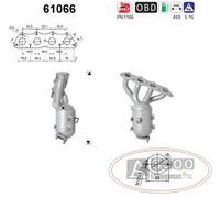 Catalizzatore DFC HYUNDAI VELOSTER 1.6i GDI 16V 1591 cc 103 Kw / 140 cv G4FD 4/1