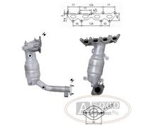 Catalizzatore DFC LANCIA YPSILON 1.2i 16V 1242 cc 59 Kw / 80 cv 188A5000 10/