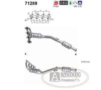 Catalizzatore DFC Mercedes A150 1.5i 16V 1498 cc 70 Kw / 95 cv 266920 W169