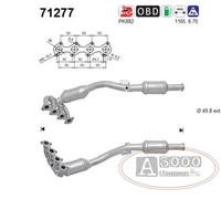 Catalizzatore DFC MERCEDES A150 1.5i 8V 1498 cc 70 Kw / 95 cv 266920 W169 4/06>