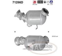 Catalizzatore DFC Mercedes C250TD CDI 4WD DPF 2143 cc 150 Kw / 204 cv 651912