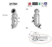 Catalizzatore DFC OPEL ASTRA 1.4i Turbo 16V 1364 cc 88 Kw / 120 cv B14NEL 12/14>