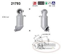 Catalizzatore DFC OPEL CORSA D 1.6i Turbo 16V 1598 cc 141 Kw / 192 cv A16LER 1/1