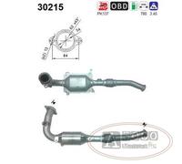 Catalizzatore DFC RENAULT CLIO 1.2i 1149 cc 40 Kw / 55 cv D7F 720 3/98>3/01
