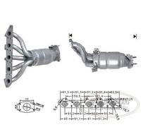 Catalizzatore DFC VOLVO S60 2.4i 2435 cc 125 Kw / 170 cv B5244S 10/00>