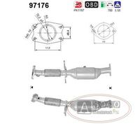 Catalizzatore DFC Volvo Volvo S40 2.4i 20V 2435 cc 103 Kw / 140 cv B5244S5 3/