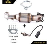 Catalizzatore Scarico Pinze per C1 II 1.2 Vti 72 108 208 Mi -