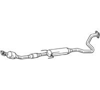 IZAWIT 51.114 Catalizzatore per TOYOTA PRIUS Liftback (NHW20)