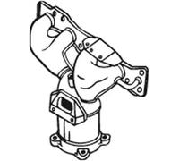 Catalizzatore Euro 4 090-835 BOSAL per SUZUKI SWIFT III